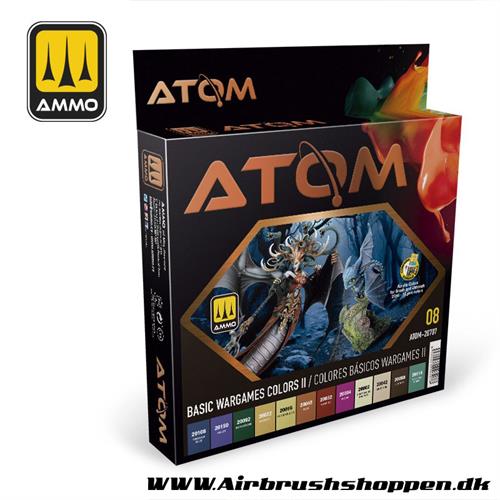 ATOM - 20707 Basic Wargames Colors II Set 12 x 20ml